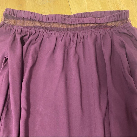 Womens Rock And Republic Size Small Burgundy Off The Shoulder Blouse - Picture 12 of 13